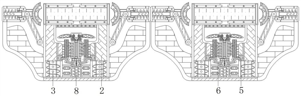 Self-centering auxiliary equipment for mounting bearing rubber seat of central air conditioner