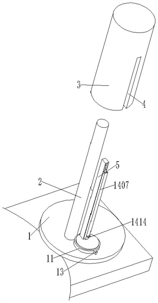 A short fiber spinning device with auxiliary winding structure