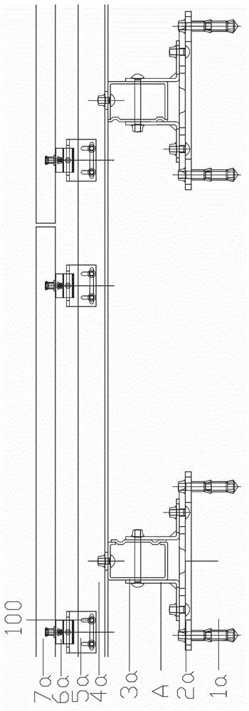 A hook receiving seat for building installation and a building installation structure