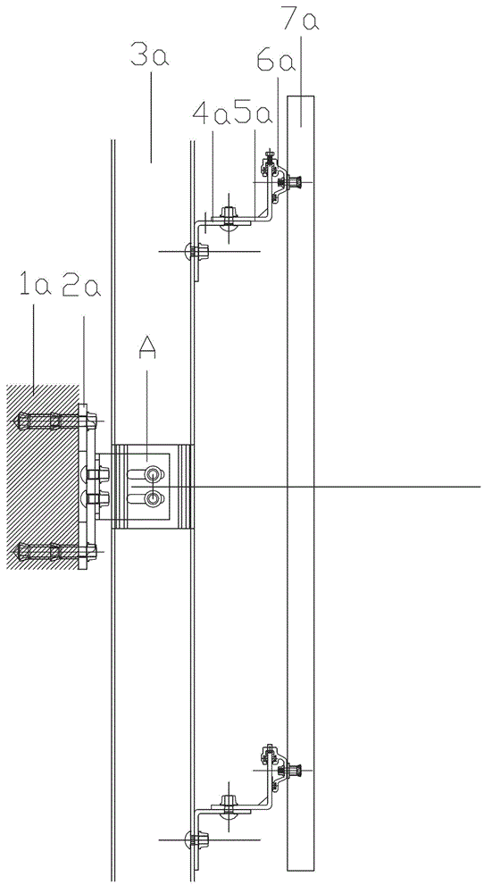 A hook receiving seat for building installation and a building installation structure