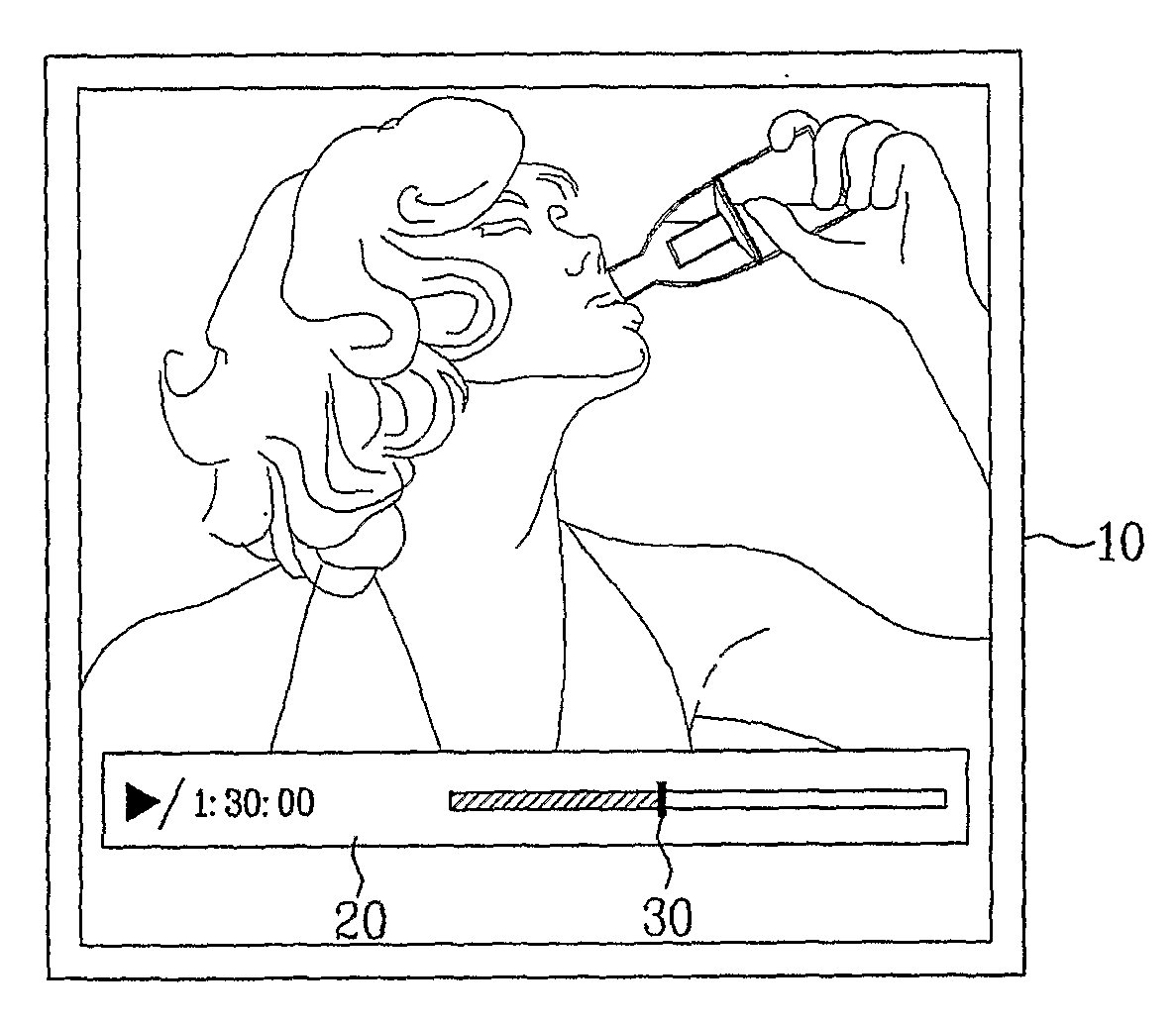 Image signal receiver and method of displaying progress bars