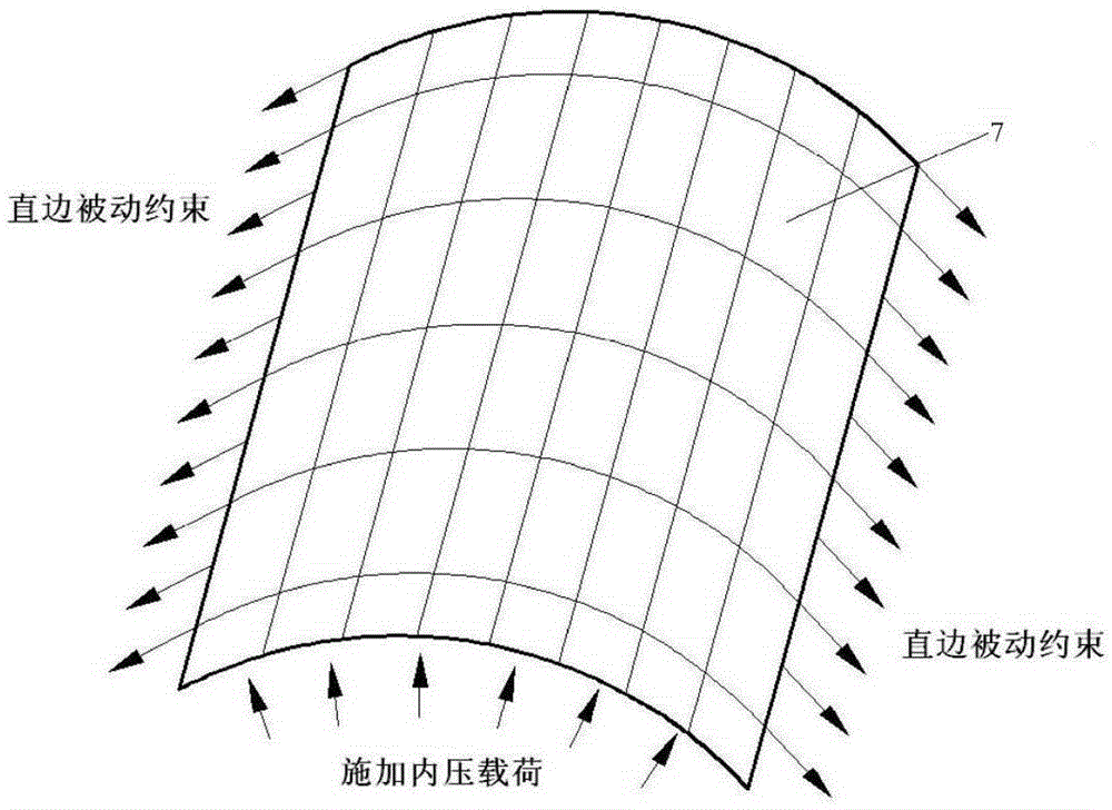 Airplane body wallboard pressurizing test device