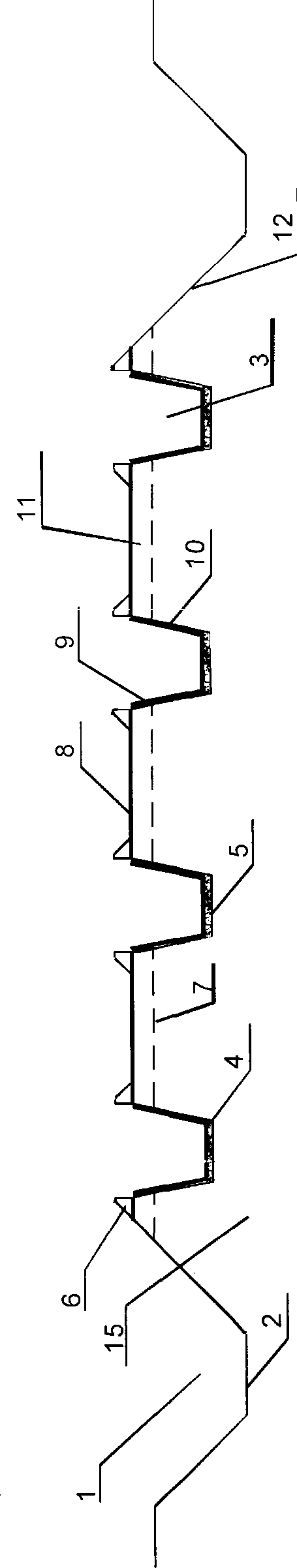 Sylvicultural method on argillaceous saline soil