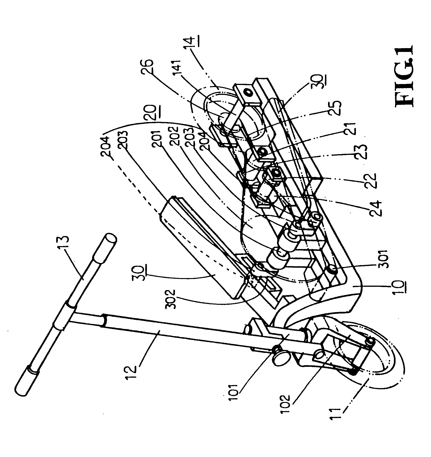 Rear-pedaling standing type bicycle structure