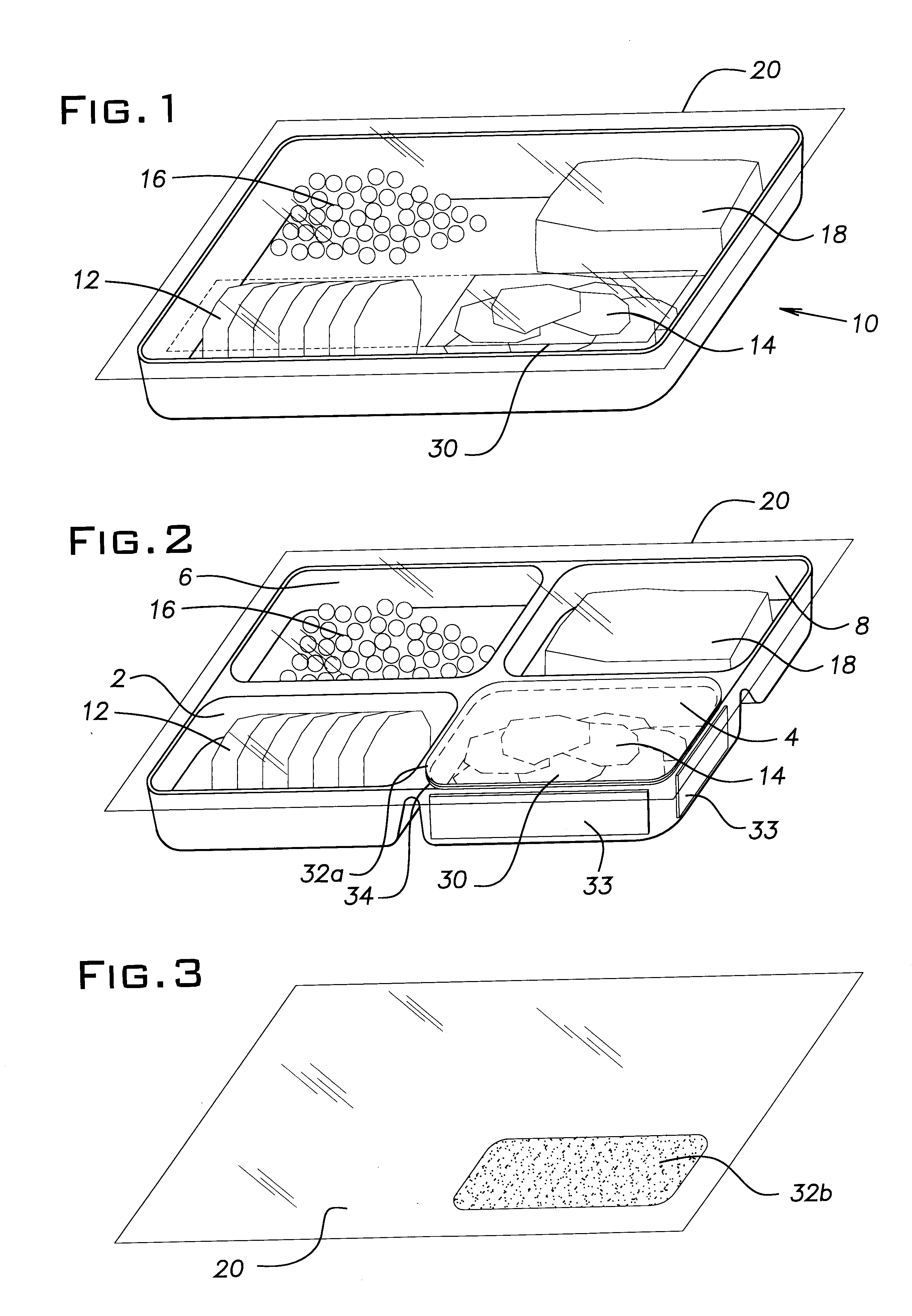 Method for applying microwave shield to cover of microwavable food container