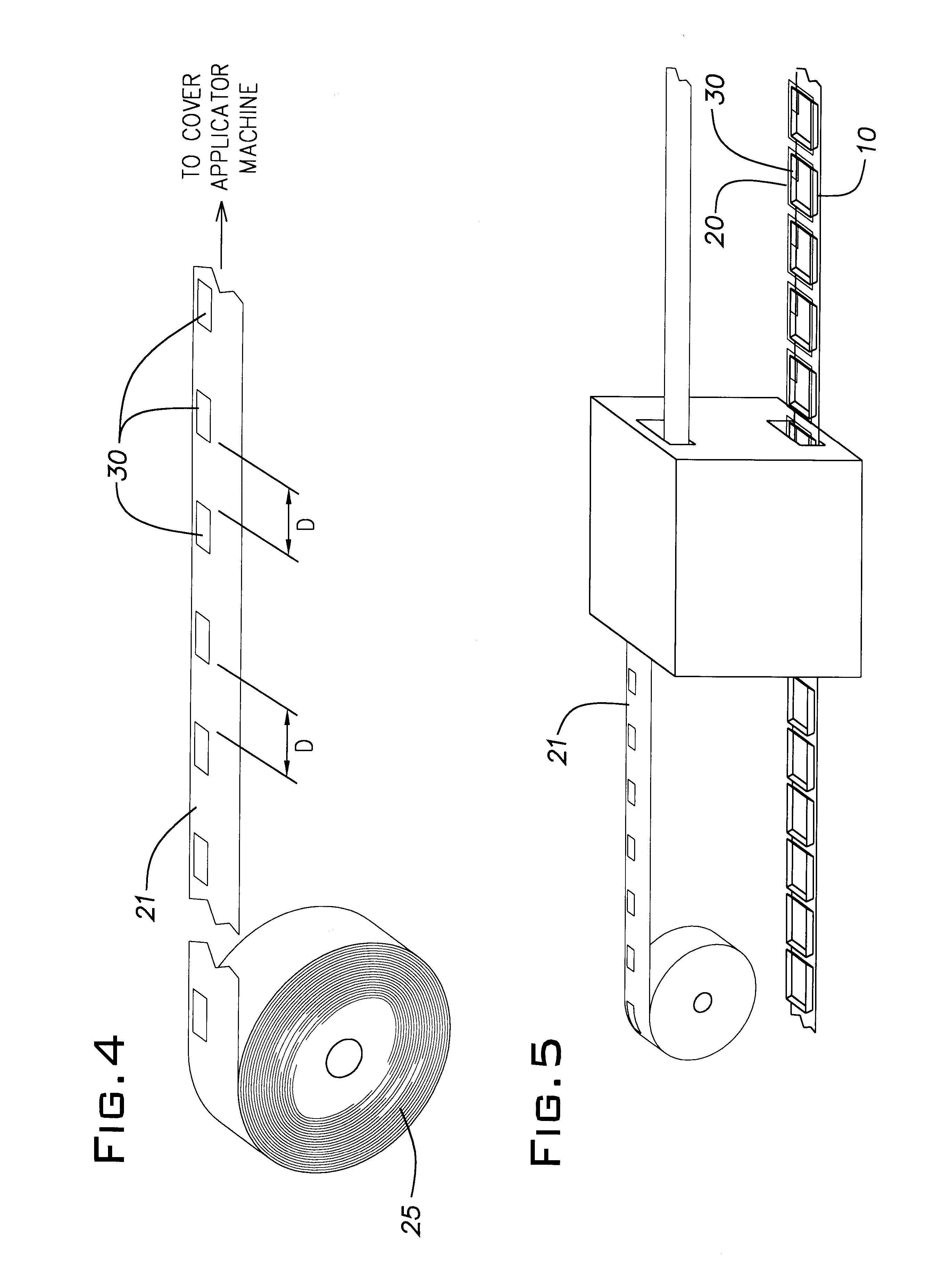 Method for applying microwave shield to cover of microwavable food container