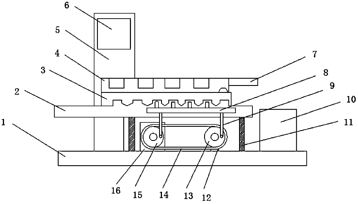 Drilling damping equipment for automobile accessory machining