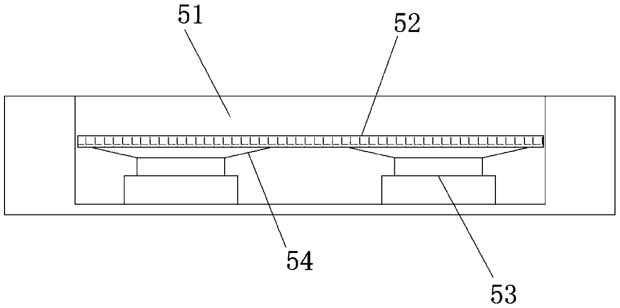 Cold press guiding device for wooden door production