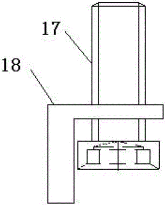 Removing and drying device for water spots on glass surface