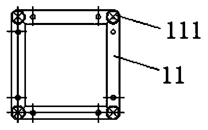 Combined self-supporting pole for emergency repair of medium and low voltage power distribution network and construction method thereof