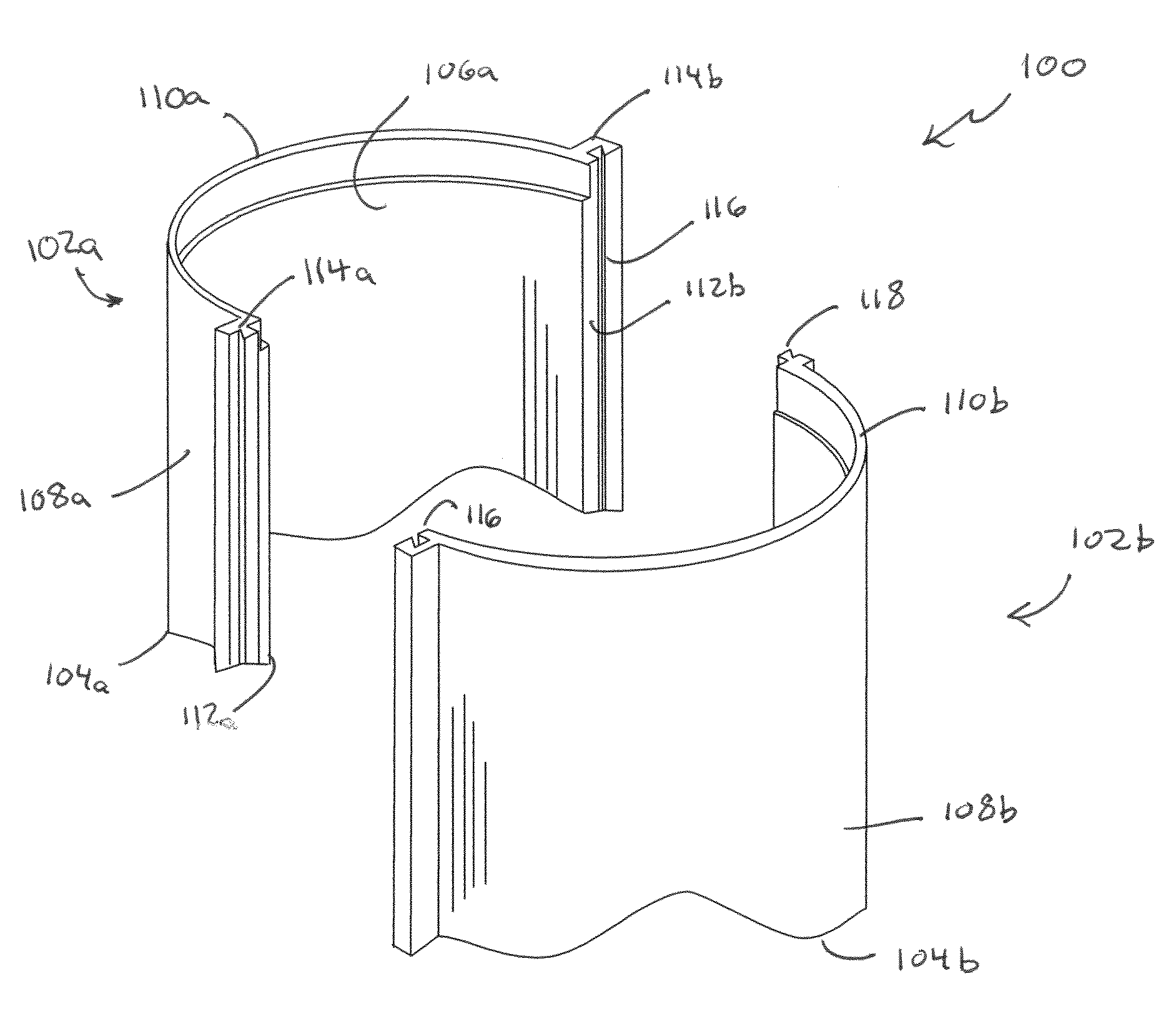 Concrete column forming assembly