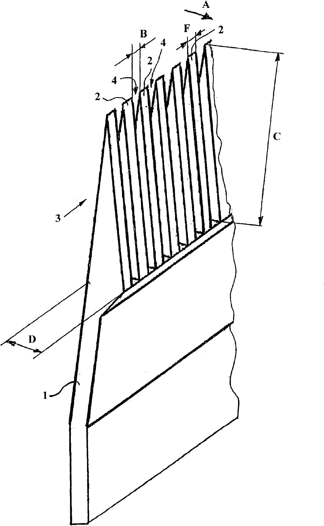 Toothed cloth for a comb piece of a combing machine