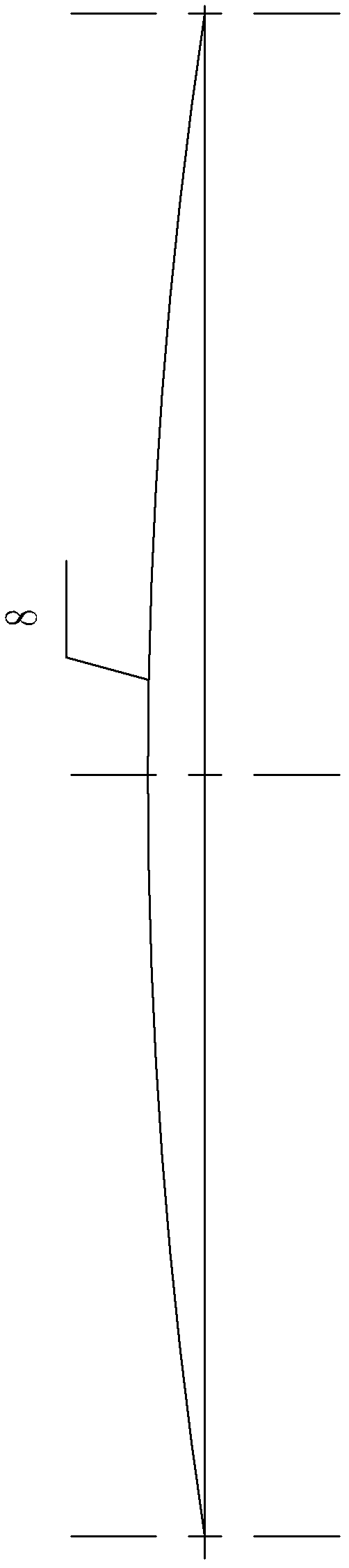 Trolley track of ladle crane and mounting method of trolley track