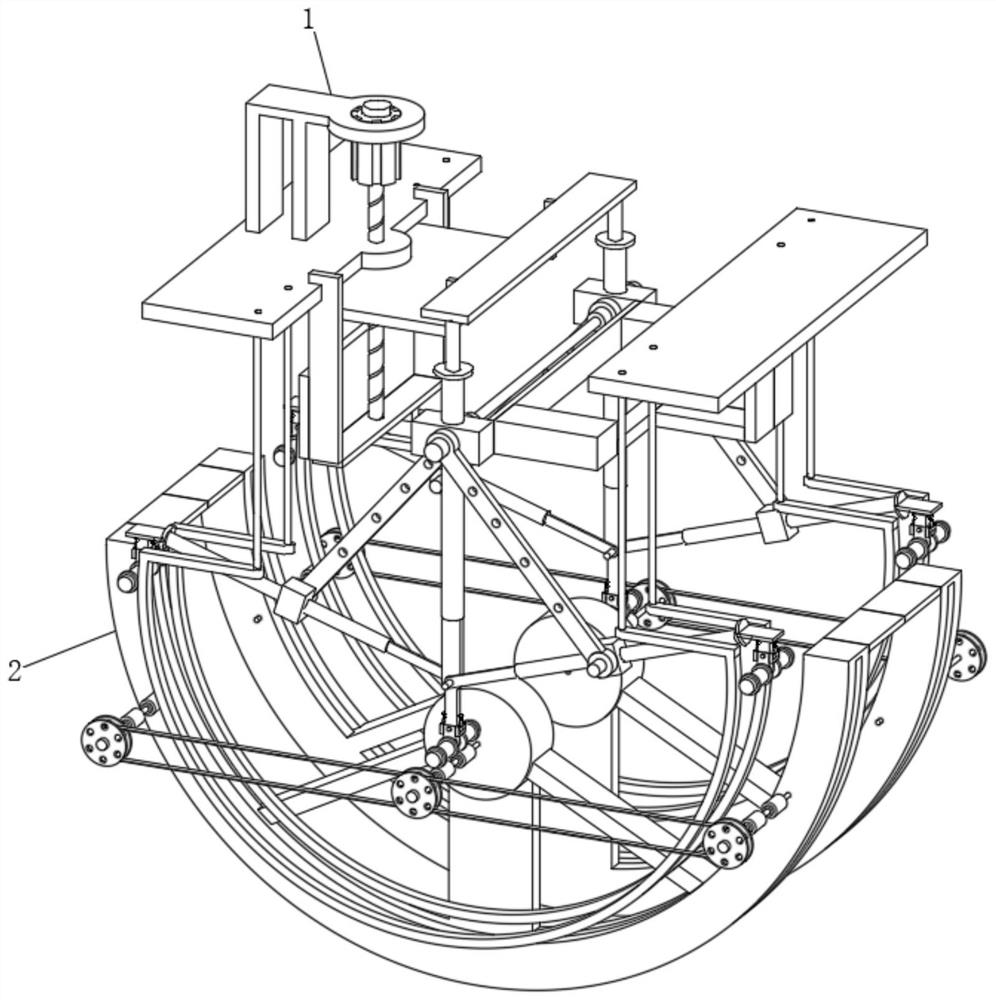 Energy-saving continuous casting drawing straightener