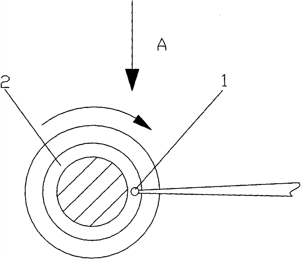 Method for measuring tooth surface error of enveloping worm