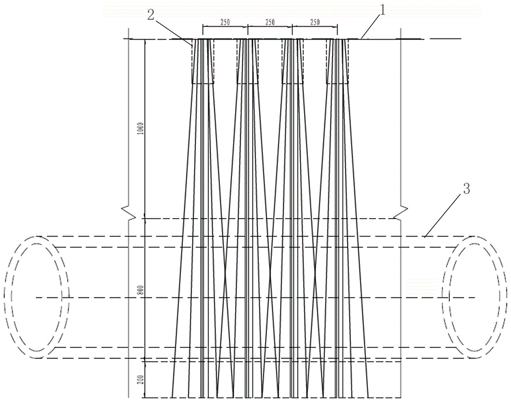 A pretreatment method for subway tunnels before excavation