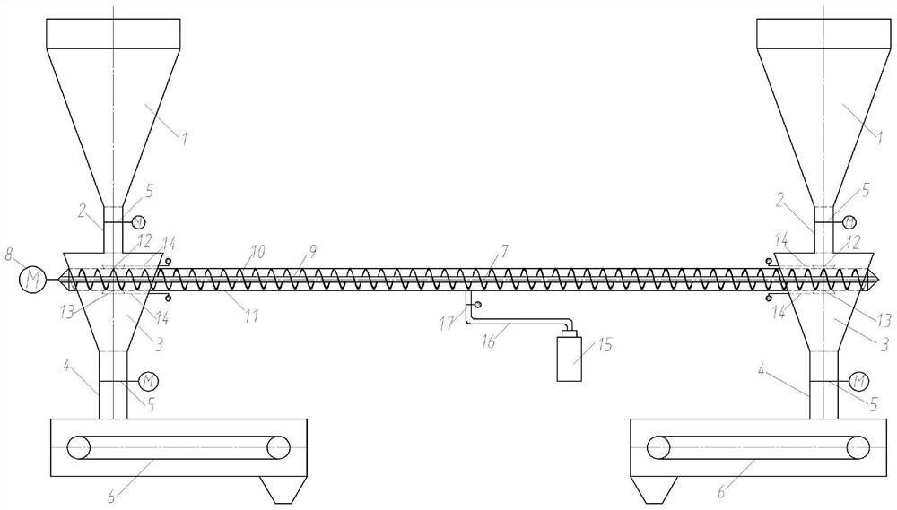 Raw coal bunker structure of direct-fired pulverizing system and deep peak regulation method