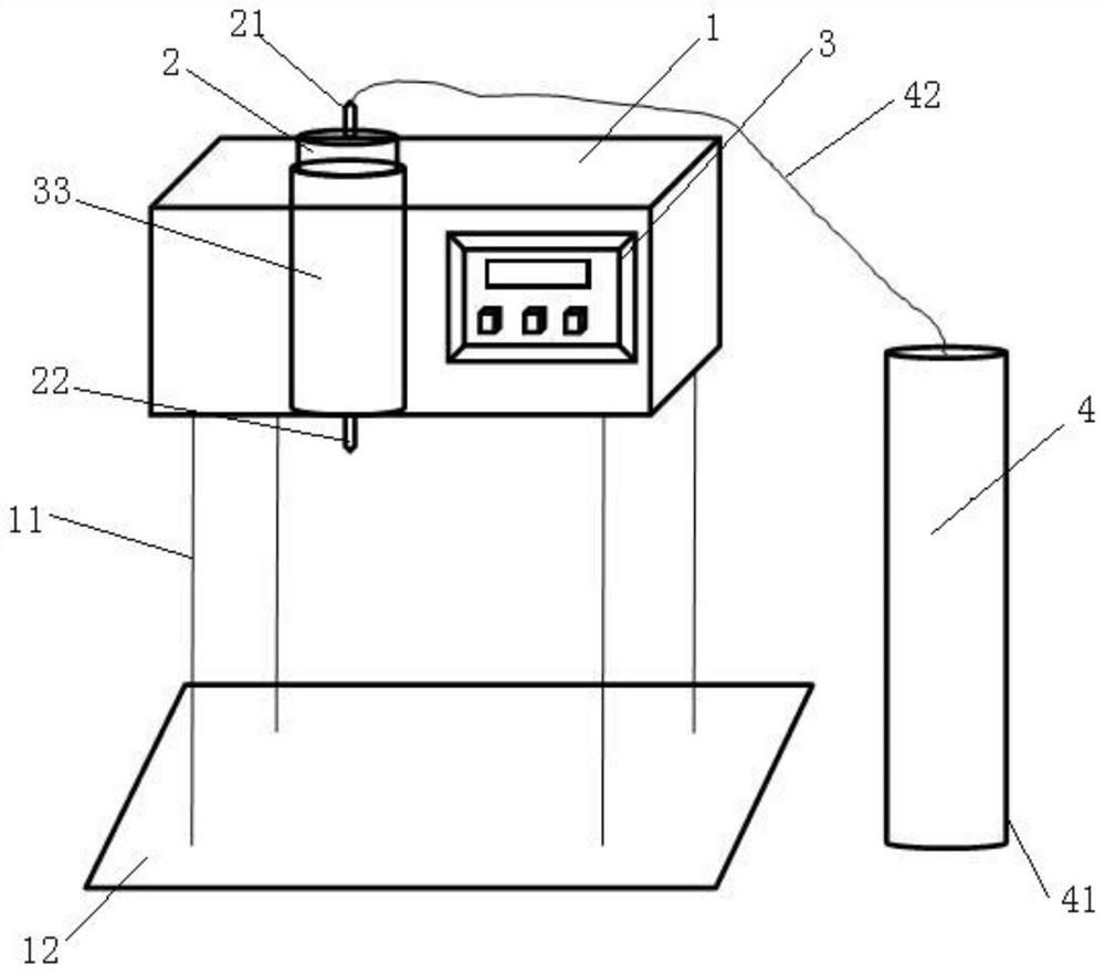 Well cementation cement paste low-temperature dehydration instrument