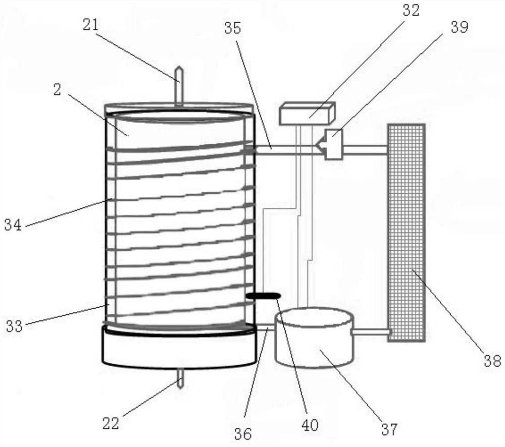 Well cementation cement paste low-temperature dehydration instrument