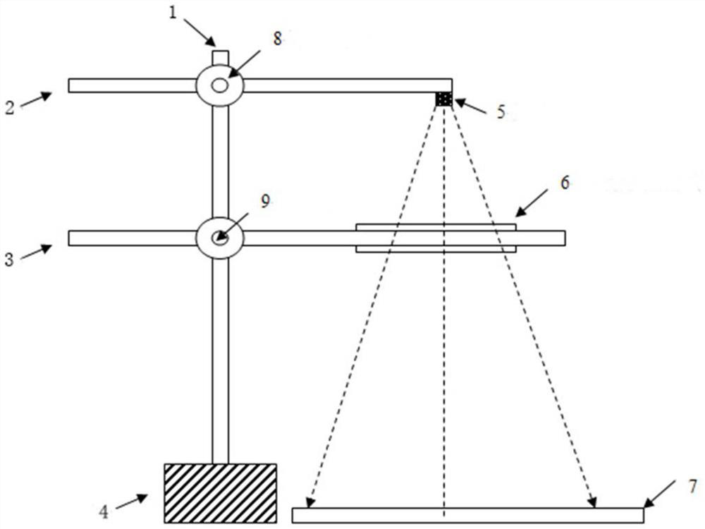 Sieve pore deviation checking device and checking method