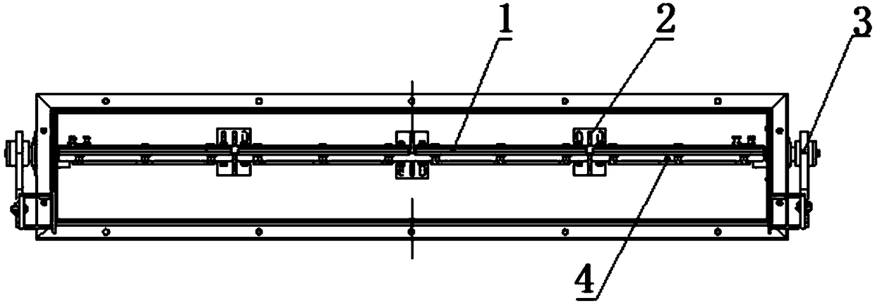 Blanking tube induced air damping device