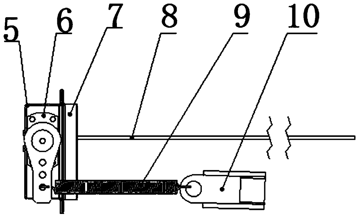 Blanking tube induced air damping device