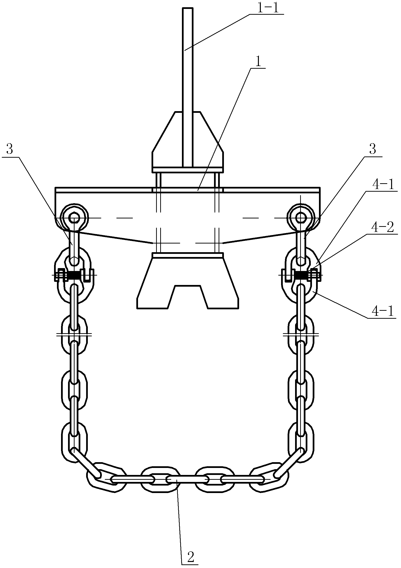 Sling for hoisting thread steel