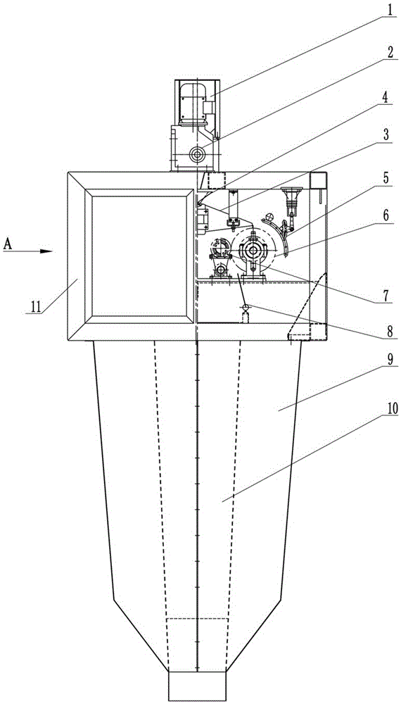 High voltage electric separator for fly ash separation