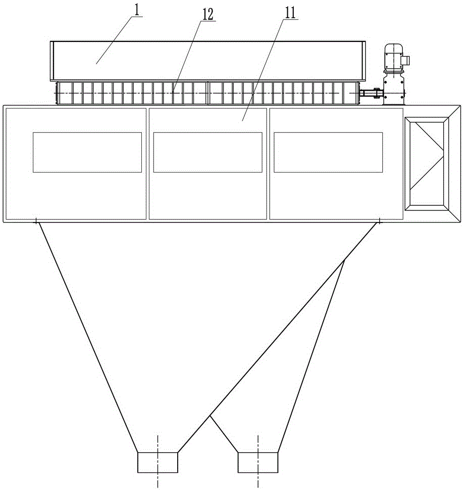 High voltage electric separator for fly ash separation