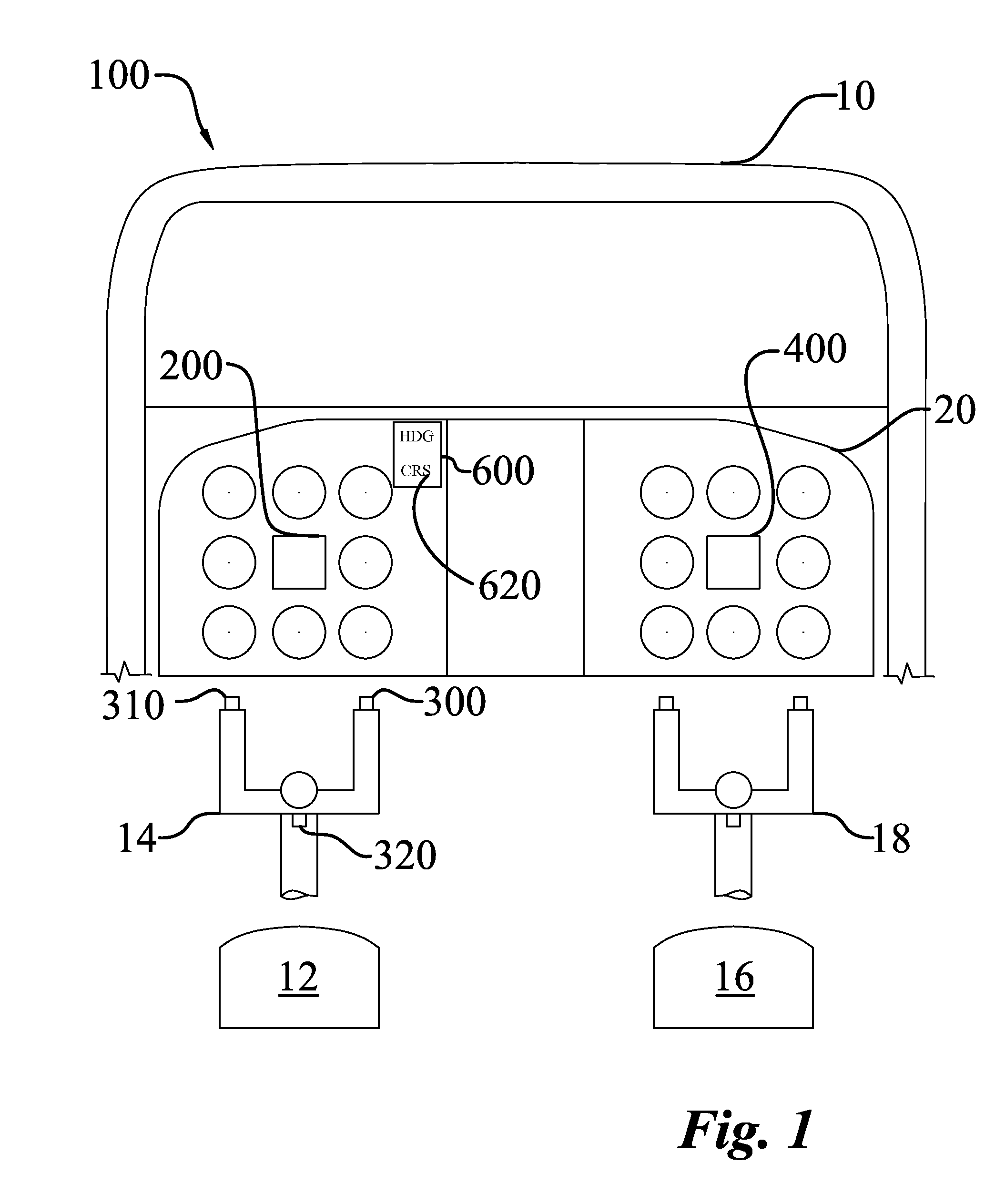 Aviation yoke hsi interface and flight deck control indicator and selector safety system