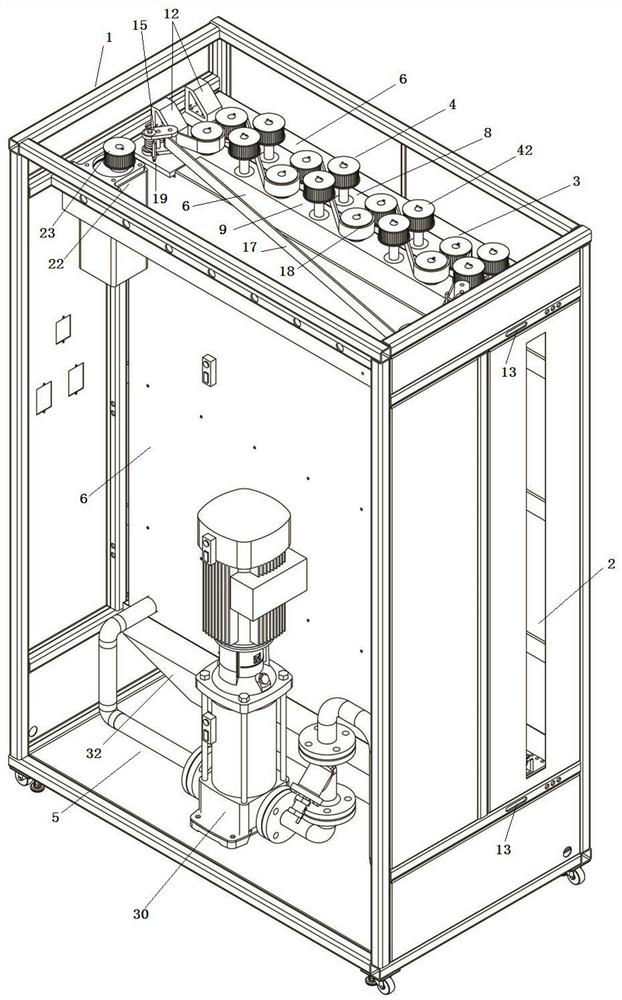 A special equipment for soft dirt mechanical cleaning plates