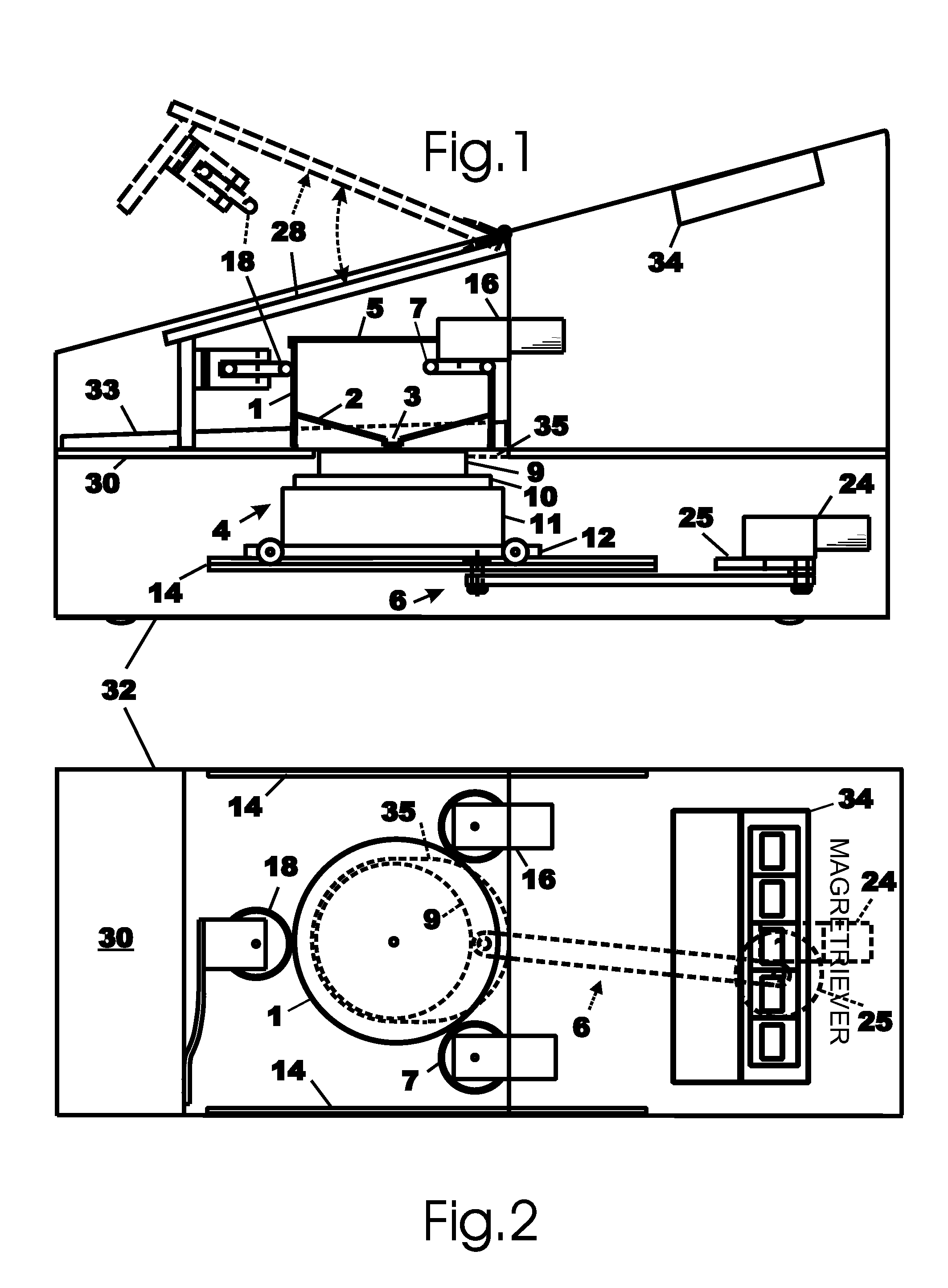 Apparatus To Extract Magnetic Particles From Suspensions