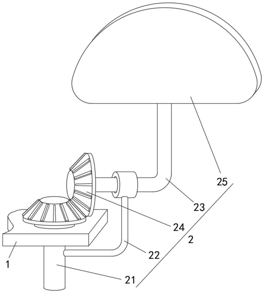 Continuous spraying mechanism for park ecological restoration cart