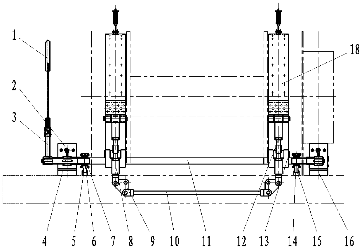 Air cylinder braking type sand reel brake device