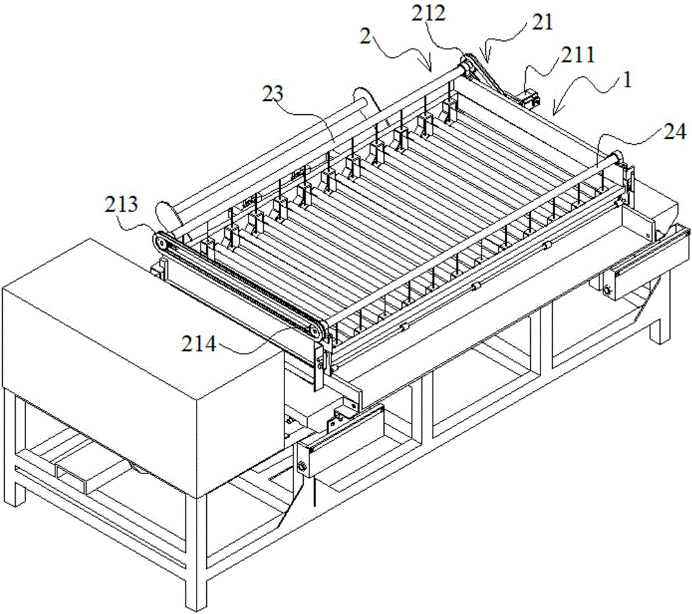 Tea strip sorting flattening machine