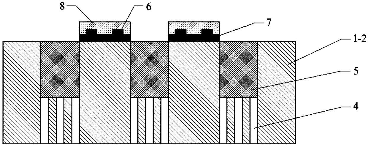 An MEMS heating chip integrating multiple Pt temperature sensors and a manufacture method therefor