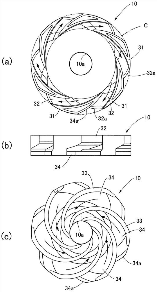 Two-stage centrifugal pump