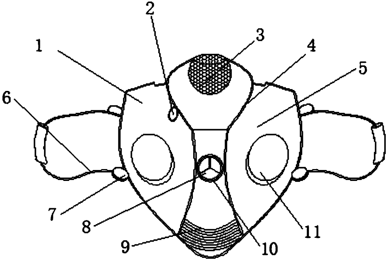 A smoking mask that effectively solves the problem of second-hand smoke