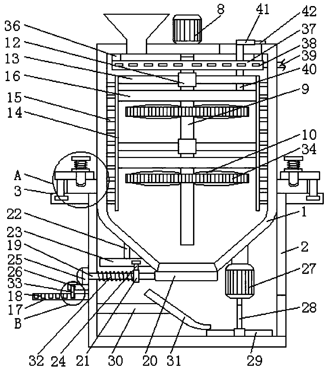 A quantitative decentralized feeding device for outdoor aquaculture