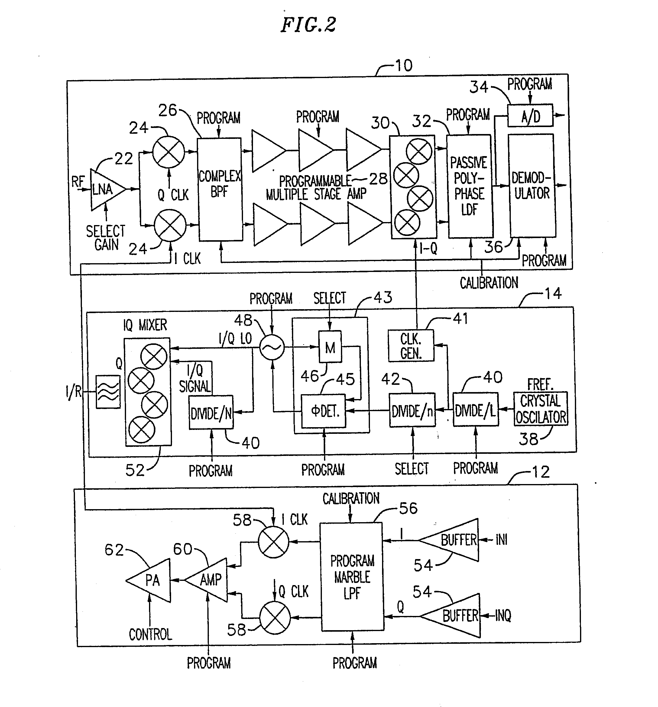 Adaptive radio transceiver