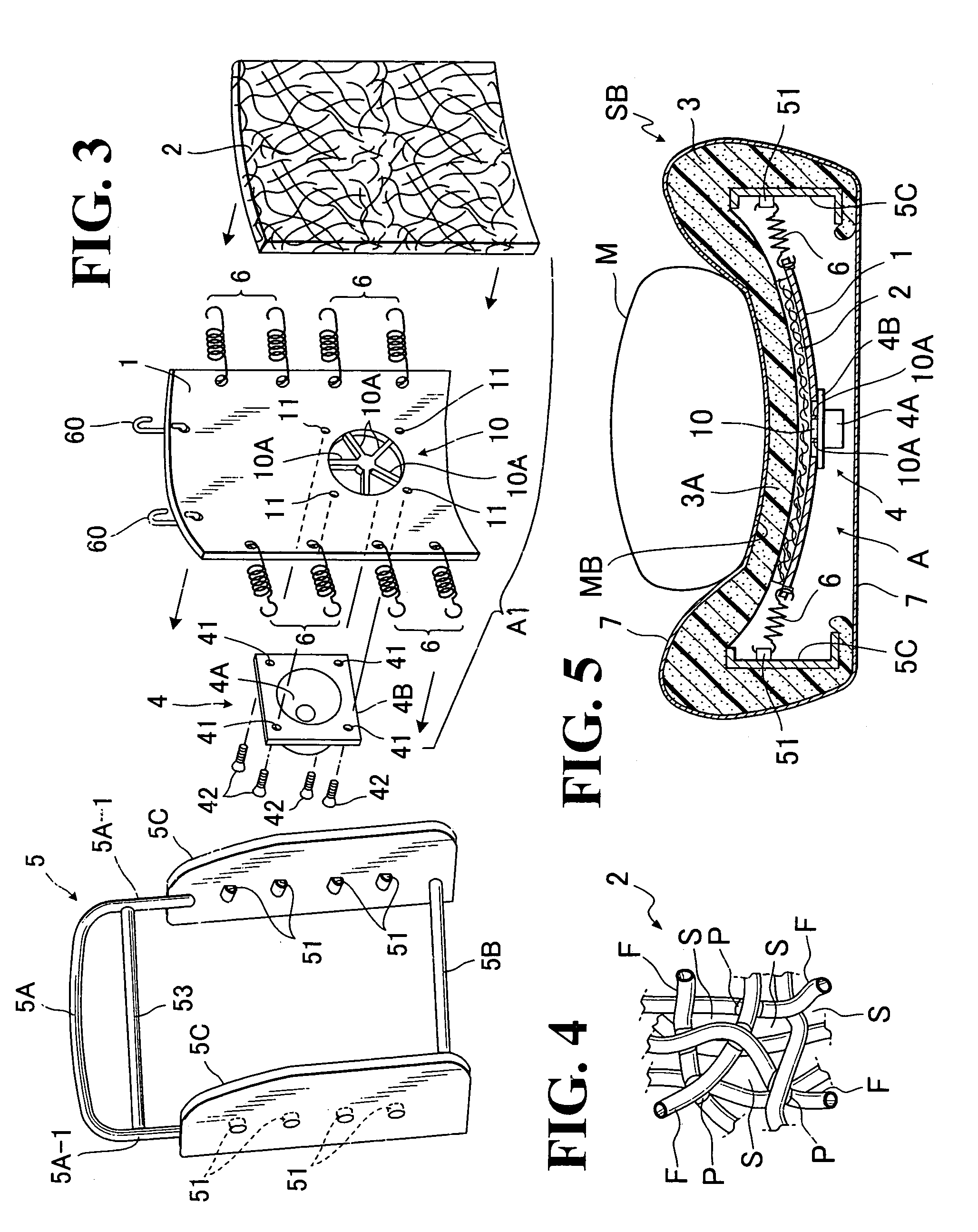 Acoustic structure of seat back