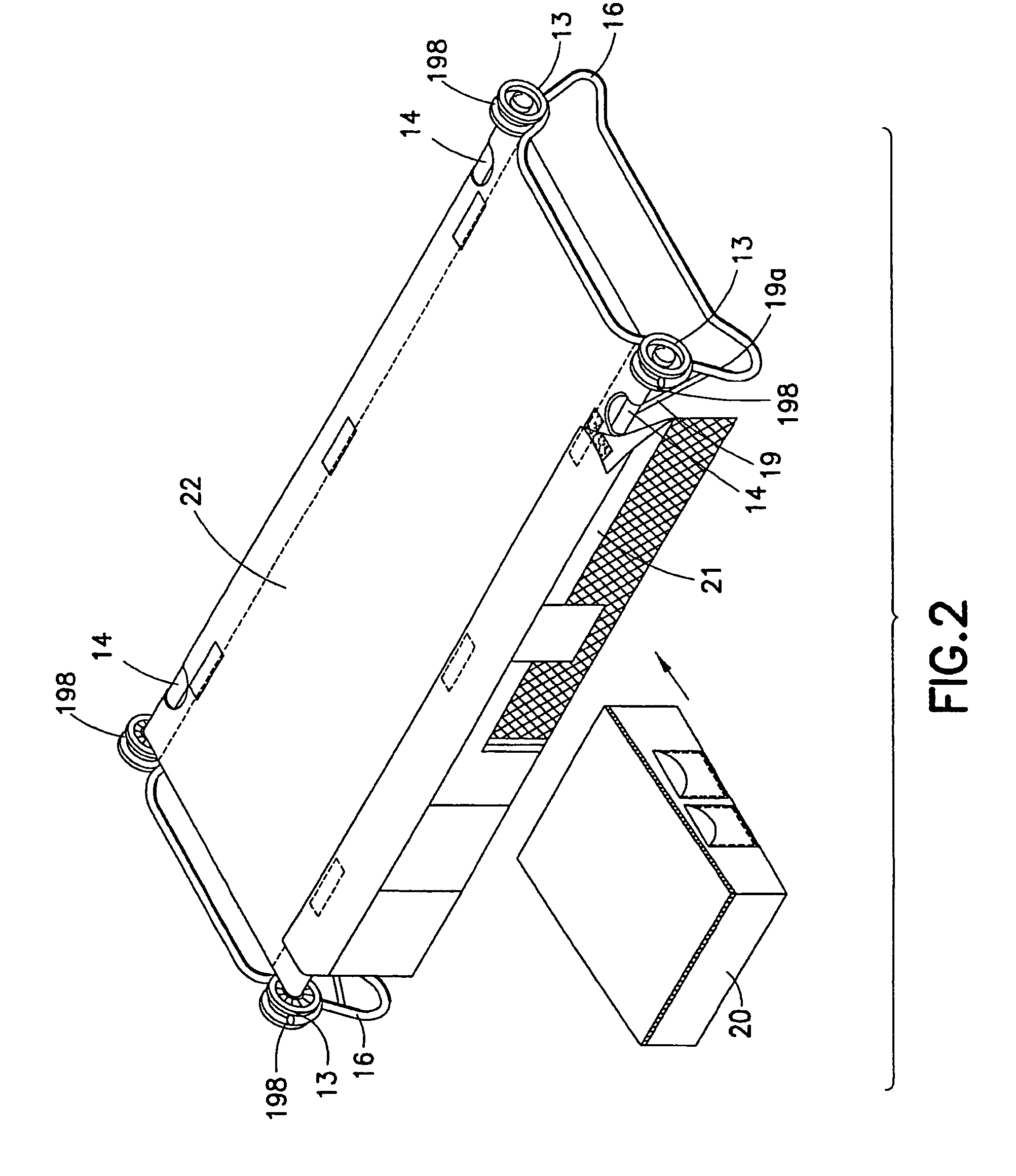 Portable assembly bed and kit therefor