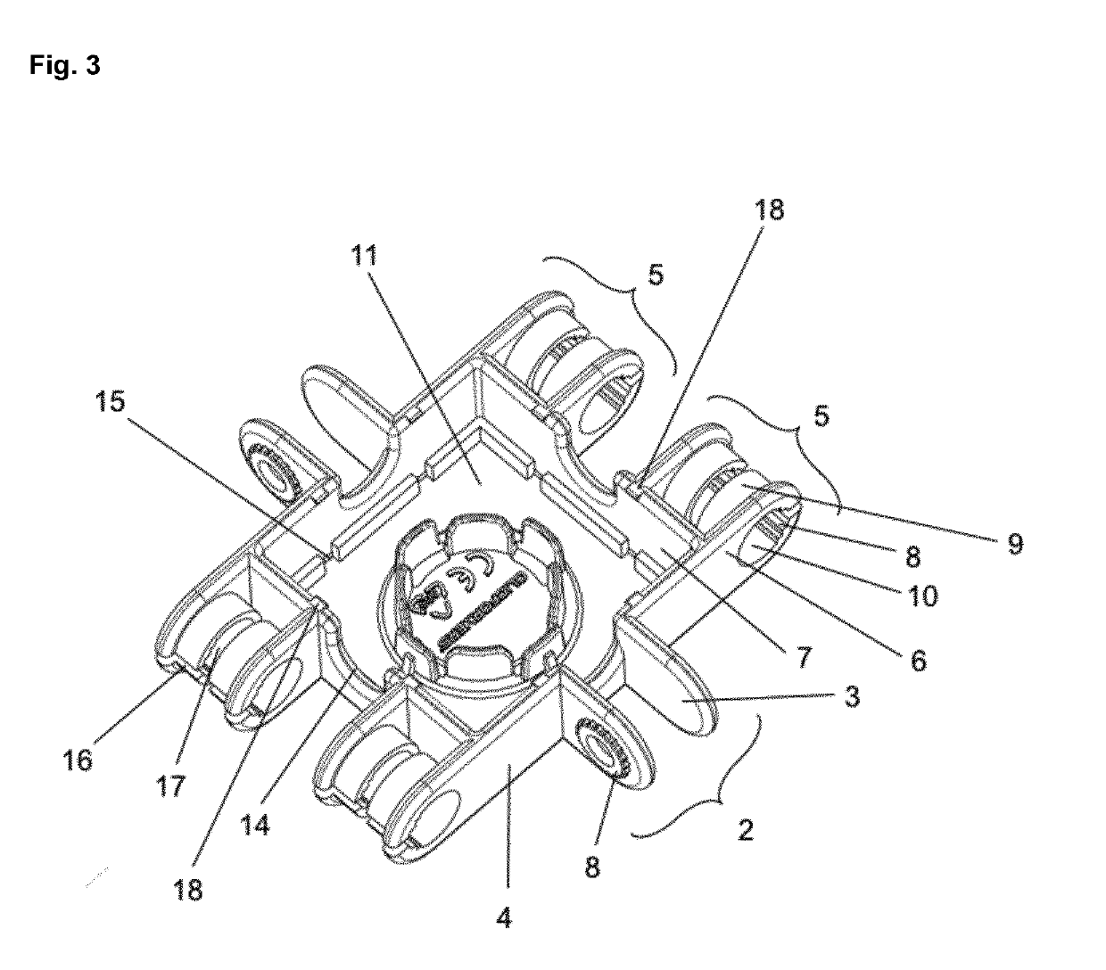 Stackable hinge connection