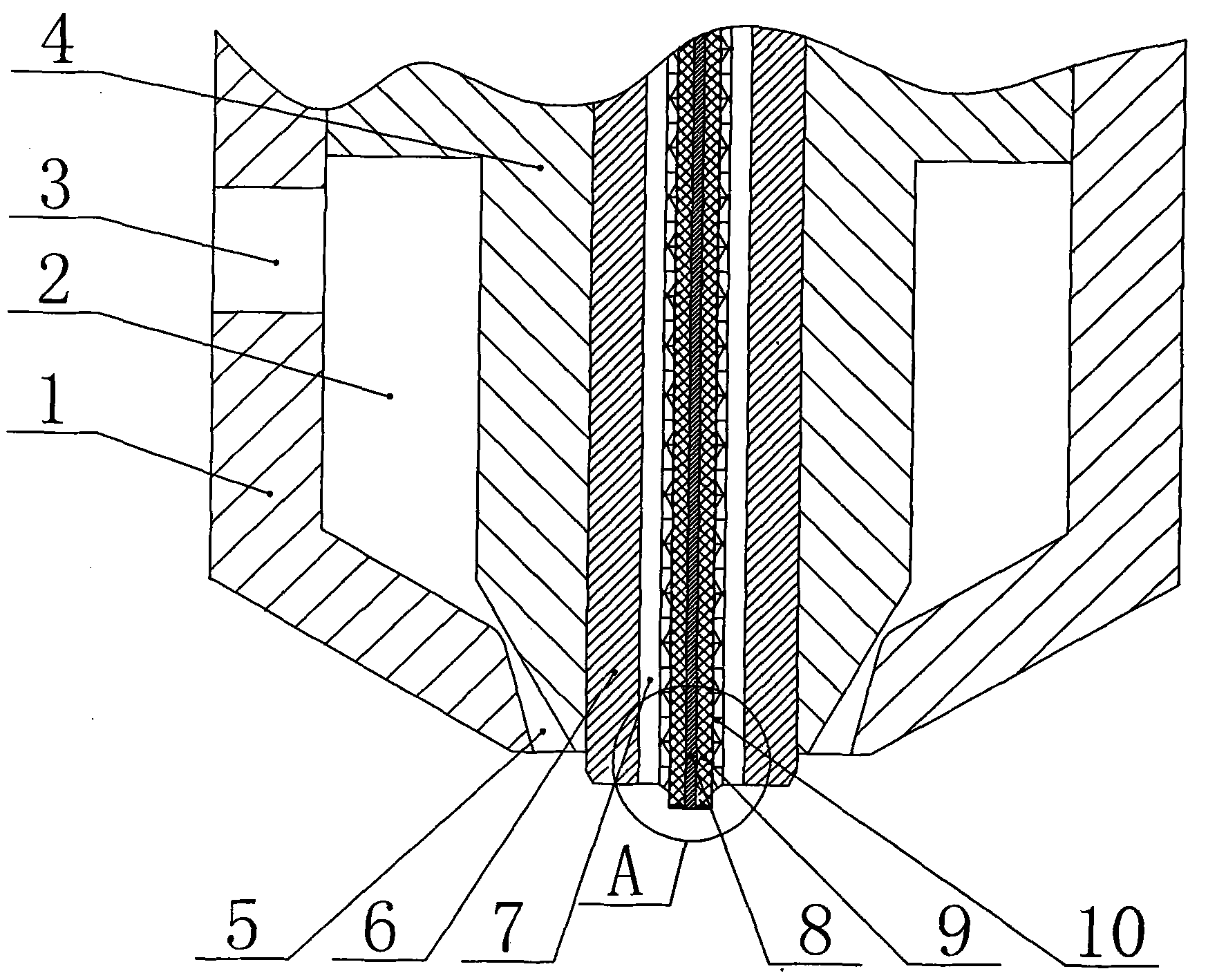 Anti-blocking atomizer nozzle for preparing micro-fine metal powder and anti-blocking method thereof