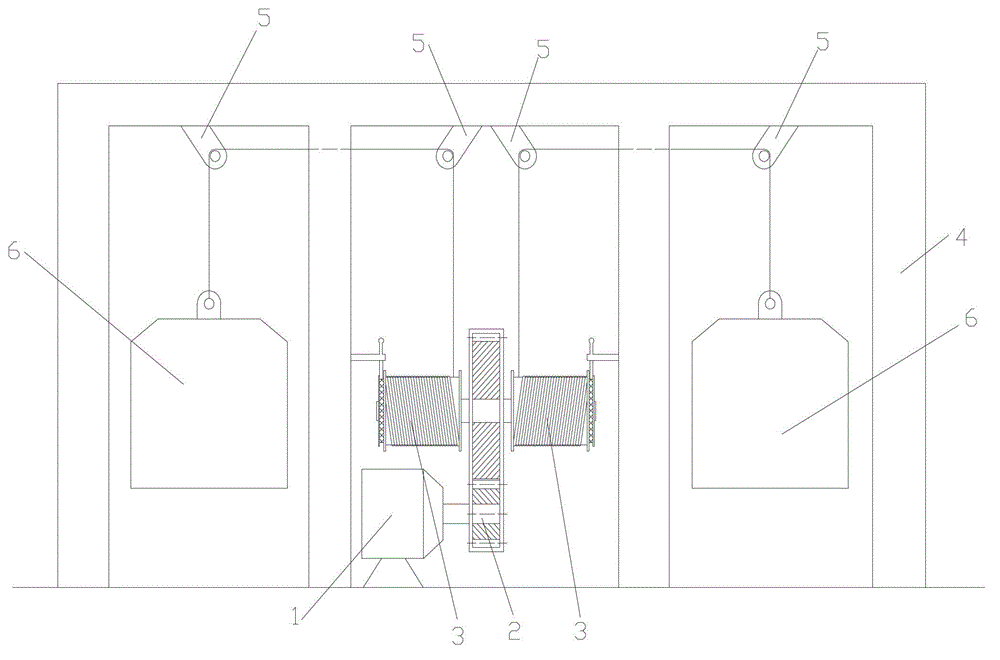 Environment-friendly heavy hammer type energy storage power station