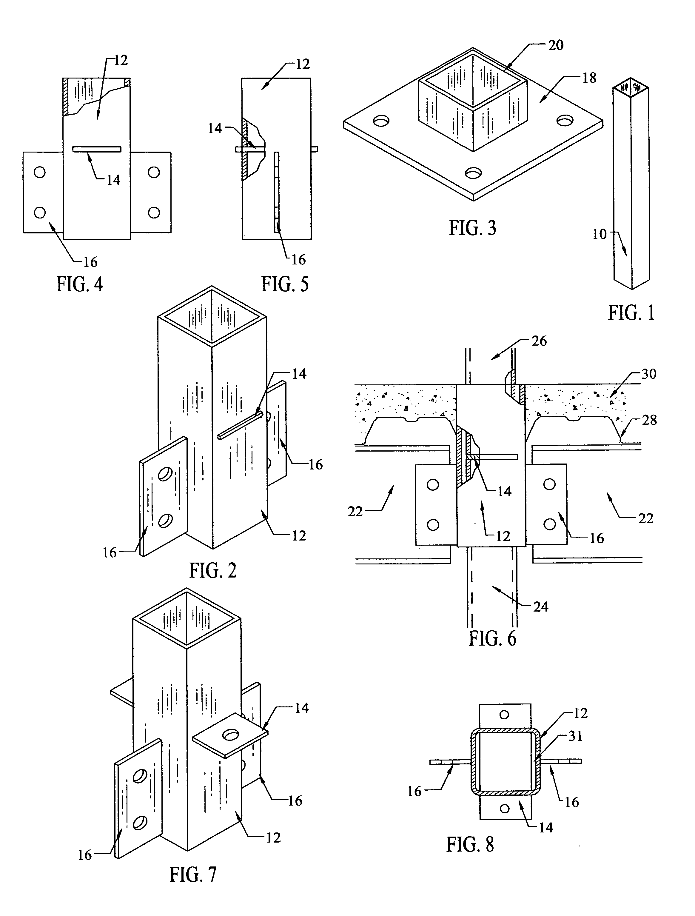 Stackable column assemblies and methods of construction