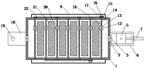 A textile yarn drying device and its drying operation method