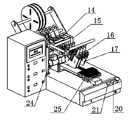 Semi-automatic welding machine for solar panels