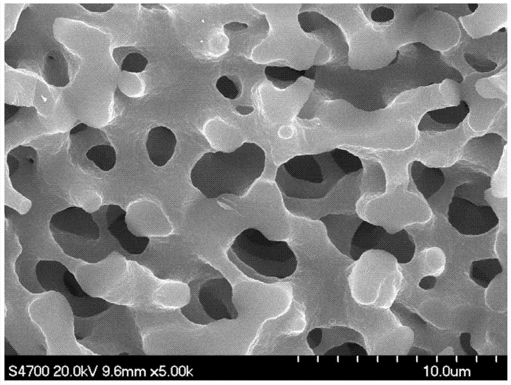 A kind of preparation method of silica gel monolithic column