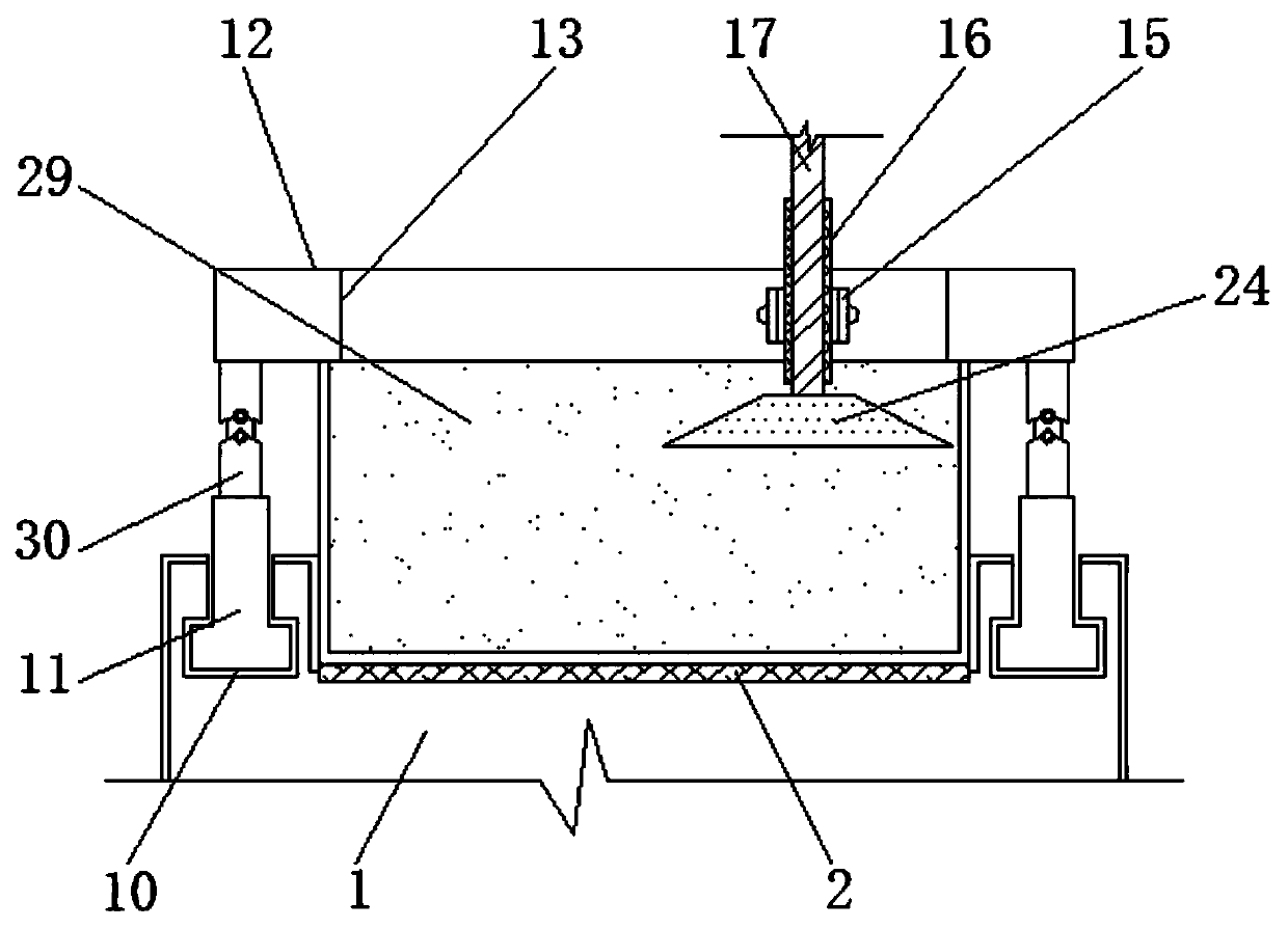 A grinding device for processing hardware accessories that facilitates chip removal on the surface of hardware